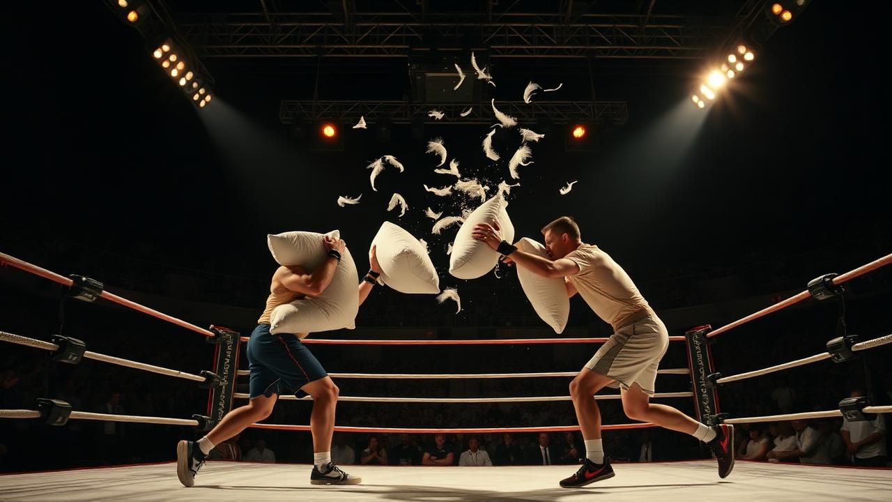 Championship Pillow Fighting concept rendering