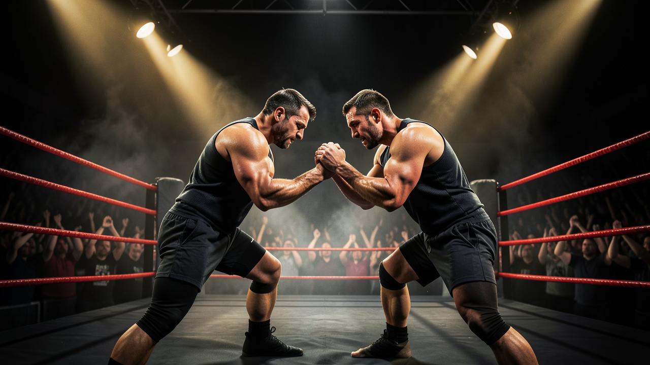 Professional Arm Wrestling concept rendering
